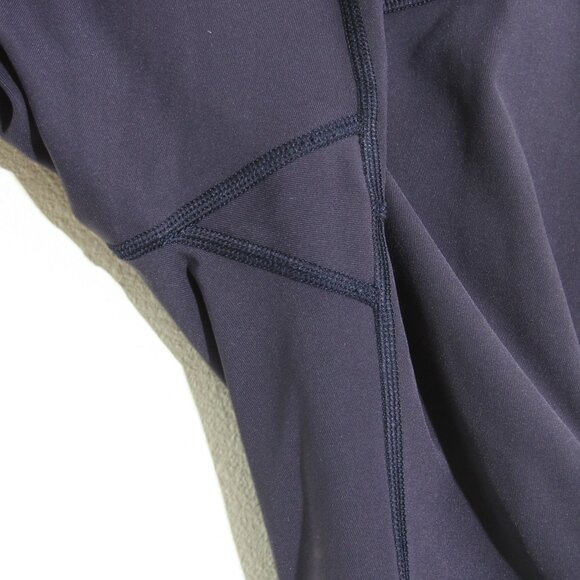 Lululemon Mix & Mesh Crop Leggings 21" Midnight Navy Moroccan Blue Light Horizon - Picture 5 of 12